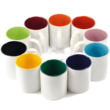 Tazas de sublimación con color interior - Grupo Emi RD